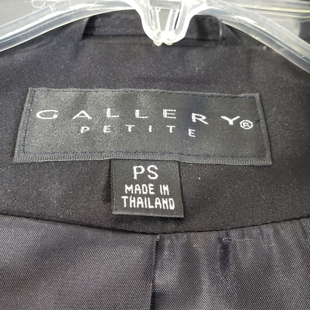 Gallery All Weather Jacket Coat Womens PS Black Hood Water Resistant Utility - Picture 2 of 13
